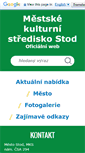 Mobile Screenshot of mks.mestostod.cz
