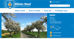 Desktop Screenshot of mestostod.cz