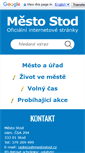 Mobile Screenshot of mestostod.cz